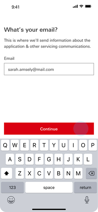 HSBC onboarding — Email